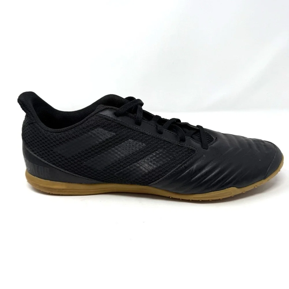 Adidas Predator 19.4 Sala‎ Indoor Soccer Shoes Mens 11.5 Black Gum Futbol D97975